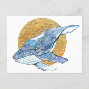 Whale Dream Postkarte