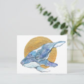 Whale Dream Postkarte (Stehend Vorderseite)