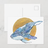 Whale Dream Postkarte (Vorne/Hinten)