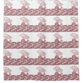 Whale du bist mein Valentine Duschvorhang