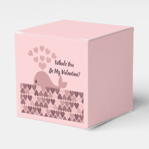 Whale du bist mein Valentine Geschenkschachtel