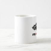 Whale, du bist mein Valentine Kaffeetasse (Mittel)
