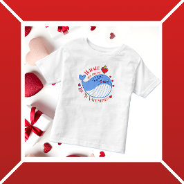Whale du bitte mein Valentin sein? Kleinkind T-shirt