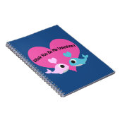 Whale du mein Valentine? Notizblock (Rechte Seite)