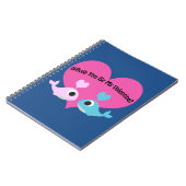 Whale du mein Valentine? Notizblock (Linke Seite)