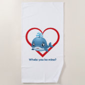 Whale du meins? strandtuch (Vorderseite)