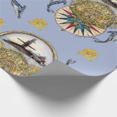 Whale eines Tale Wrapping Paper Geschenkpapier (Ecke)