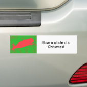 Whale eines Weihnachtsgebäcks - Autoaufkleber (Auf Auto)