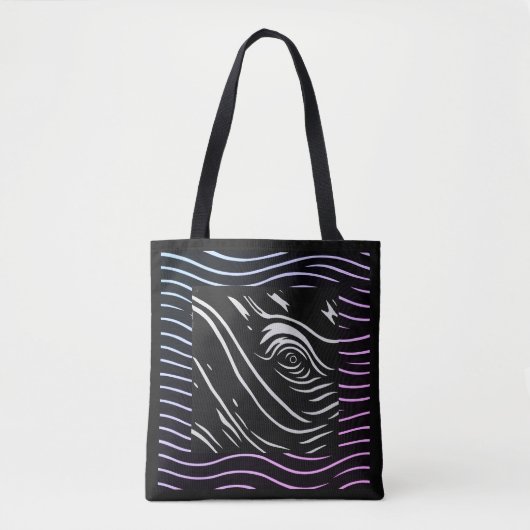 Whale eye/whale species tote tasche (Vorderseite)