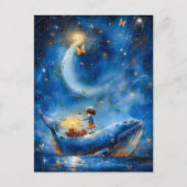 Whale Fantasy Postkarte (Vorderseite)