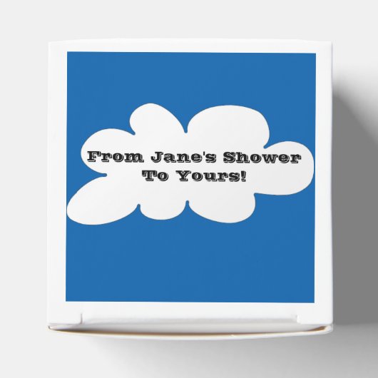 Whale Favor Geschenkschachtel (Oben)