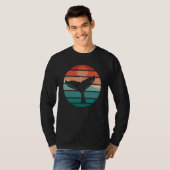 Whale Fin Sunset Whale Watcher T-Shirt (Vorne ganz)