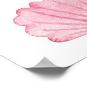 Whale First Birthday Milestone Geburtstag Poster (Ecke)