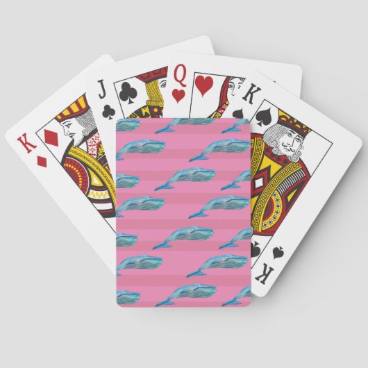 Whale Fish Playing Cards Spielkarten (Rückseite)