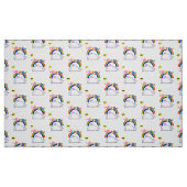 Whale Fish Rainbow Sun Fabric Stoff (Fat Quarter (45,7 x 55,9 cm))