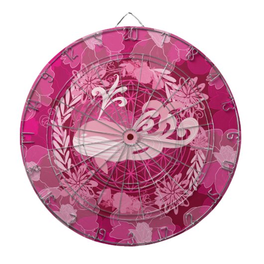 Whale flower of life dartscheibe (vorne)