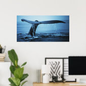 Whale Fluke Poster (Heimbüro)