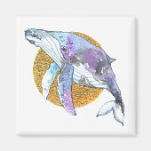 Whale Fly Magnet (Vorne)