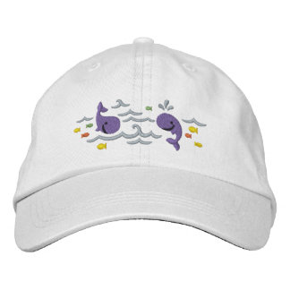 Whale Fun Bestickte Baseballkappe