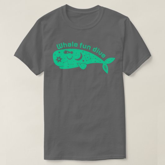 Whale fun diving No8 T-Shirt (Design vorne)