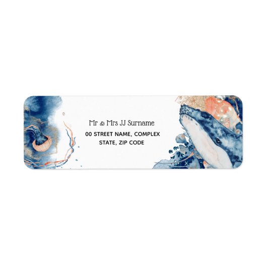 Whale Gelee Fische Meereslebewesen Blau-Ozean (Vorne)