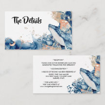 Whale Gelee Fische Meeressäugetiere blau orange ch