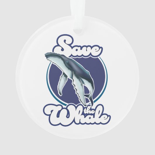 Whale gerettet ornament (Rückseite)