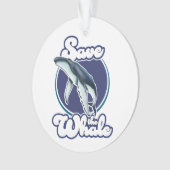 Whale gerettet ornament (Vorderseite)