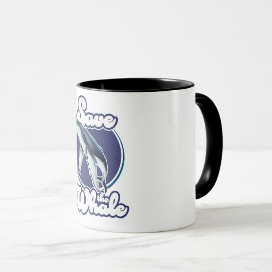 Whale gerettet tasse (VorderseiteRechts)