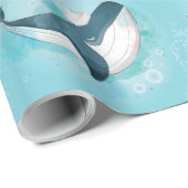 Whale Geschenkpapier (Rolleneckpunkt)