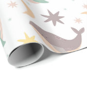 Whale Geschenkpapier (Rolleneckpunkt)