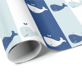 Whale Geschenkpapier (Rolleneckpunkt)