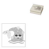 Whale-Geschichte Gummistempel (Stempel)