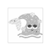 Whale-Geschichte Gummistempel (Prägung)