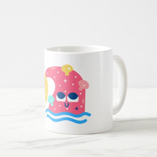 Whale-Geschichte Kaffeetasse (VorderseiteRechts)