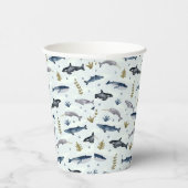 Whale-Geschichte Pappbecher (Rechts)