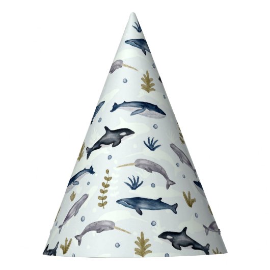 Whale-Geschichte Partyhütchen (Vorderseite)