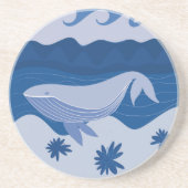Whale Getränkeuntersetzer (Vorne)
