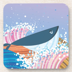 Whale Getränkeuntersetzer