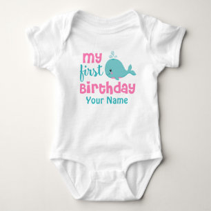 Whale Girls Personalisiertes Shirt