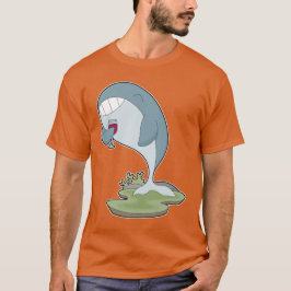 Whale Glass Red wine T-Shirt