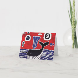 Whale-Grüße-Karte Karte