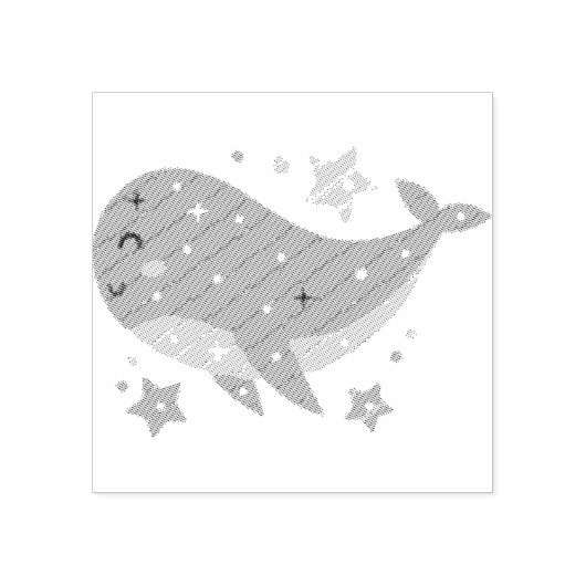 Whale Gummistempel (Prägung)