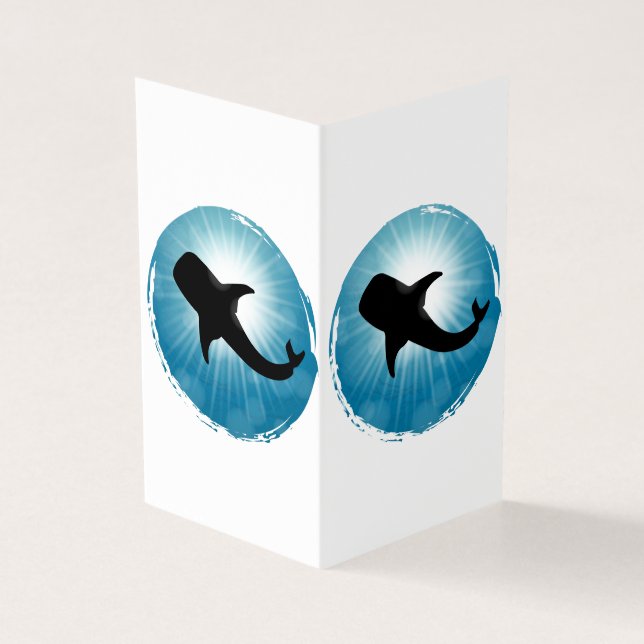 Whale Hai Unterwasser Wasserleben (Vorderseite)