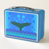 Whale Hello Metal Lunchbox (Rückseite)