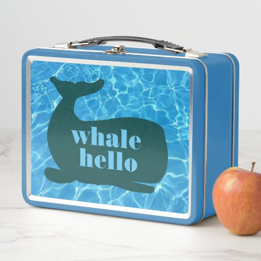 Whale Hello Metal Lunchbox (Beispiel)