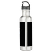 Whale Hello There Edelstahlflasche (Rückseite)