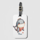 Whale Hello There! Gepäckanhänger (Vorderseite Vertikal)