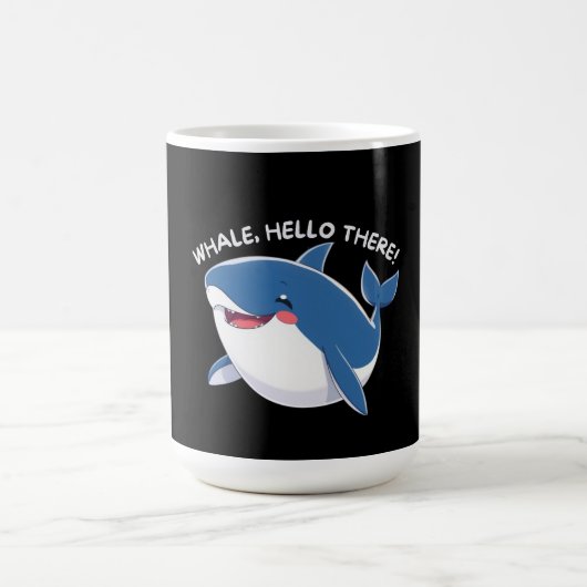Whale Hello There Kaffeetasse (Mittel)