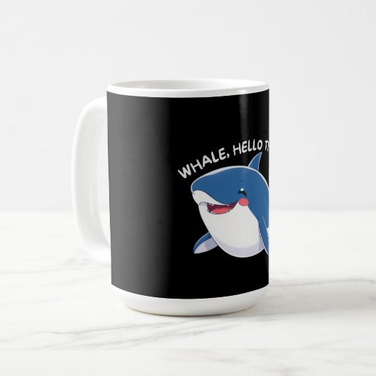 Whale Hello There Kaffeetasse (Vorderseite Links)